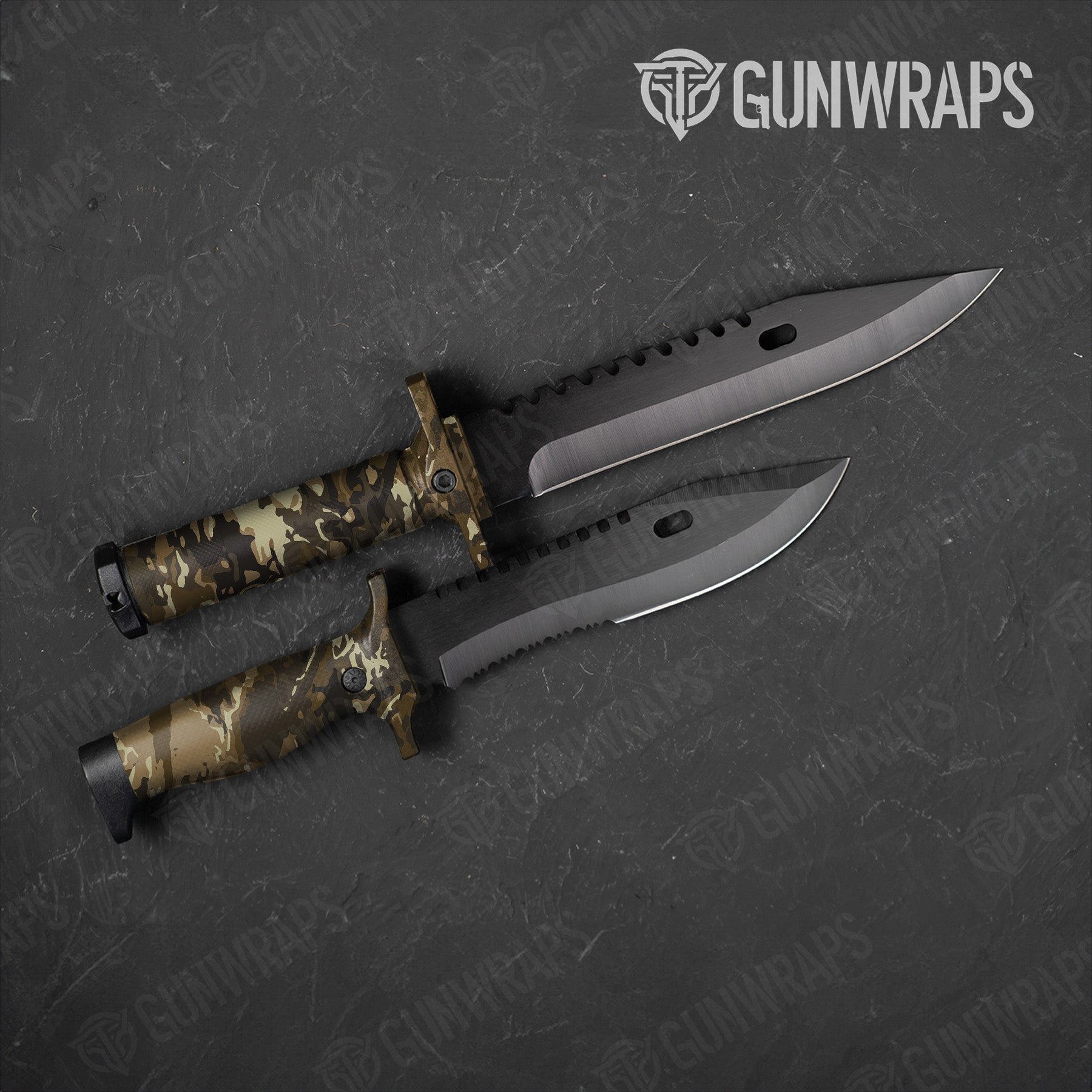 Knife RELV X3 Harvester Camo Gear Skin Vinyl Wrap Film