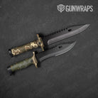 Knife RELV X3 Moab Camo Gear Skin Vinyl Wrap Film