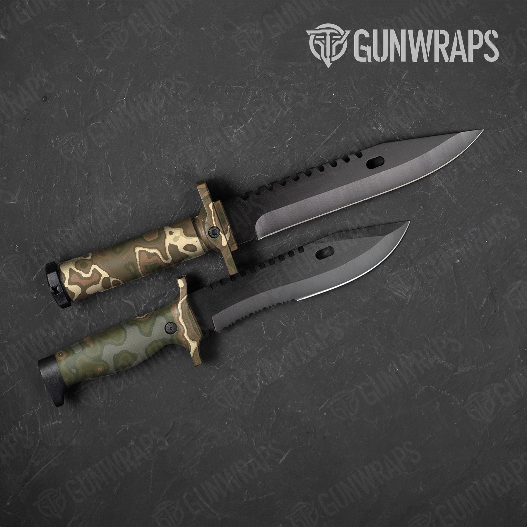 Knife RELV X3 Moab Camo Gear Skin Vinyl Wrap Film