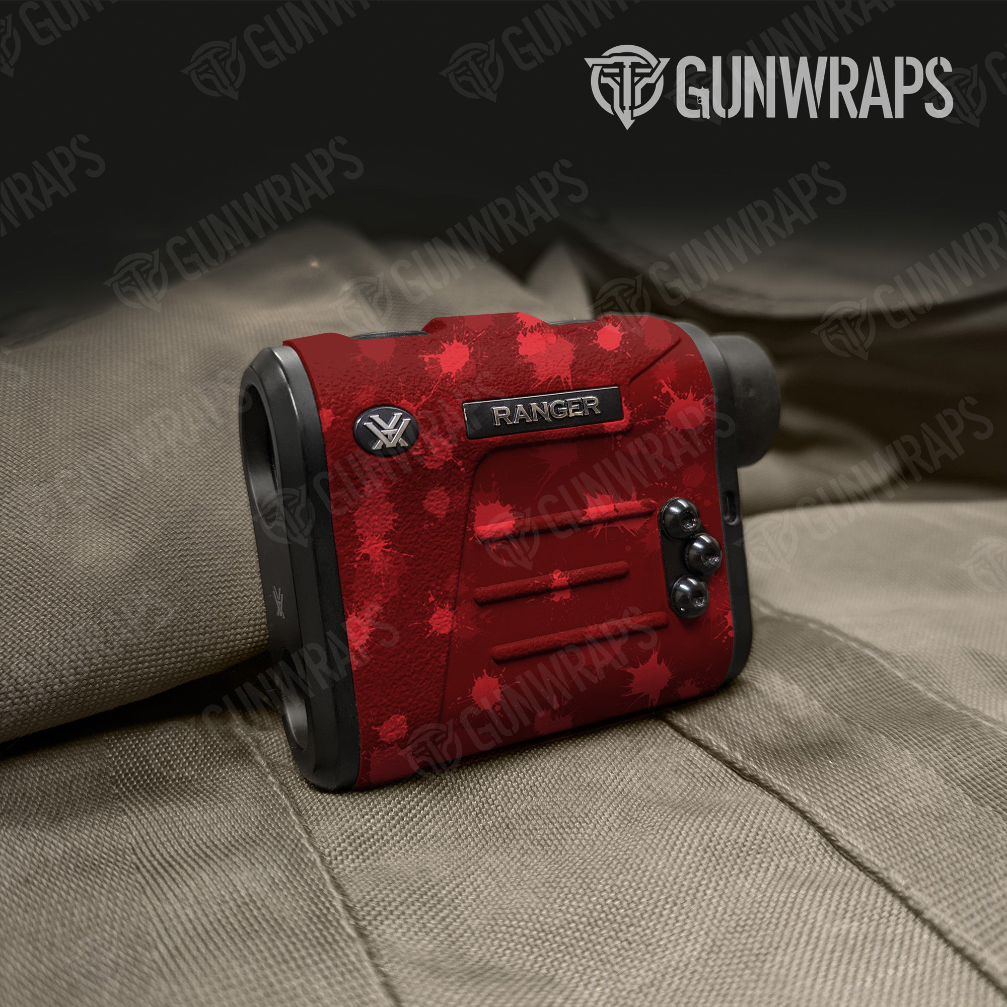 Rangefinder Paintball Elite Red Gear Skin Vinyl Wrap