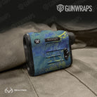 Rangefinder Realtree WAV3 Blue Yellow Camo Gun Skin Vinyl Wrap