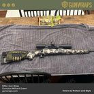 Rifle Cumulus Militant Green gun skin vinyl wrap