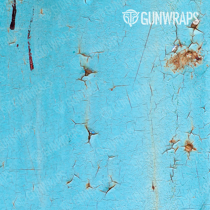 Universal Sheet Rust 3D Tiffany Blue Gun Skin Pattern