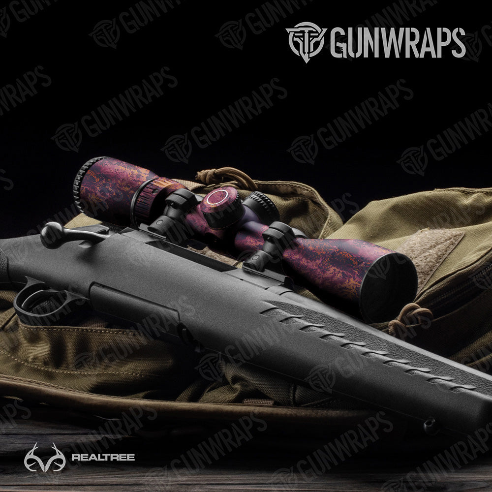 Scope Realtree XTREME Gothic Grape Camo Gun Skin Vinyl Wrap