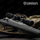 Scope Skull Grayscale Gun Skin Vinyl Wrap