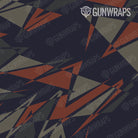 Knife Sharp Blue Copper Camo Gear Skin Pattern