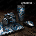 Sharp Blue Tiger Camo Universal Sheet 