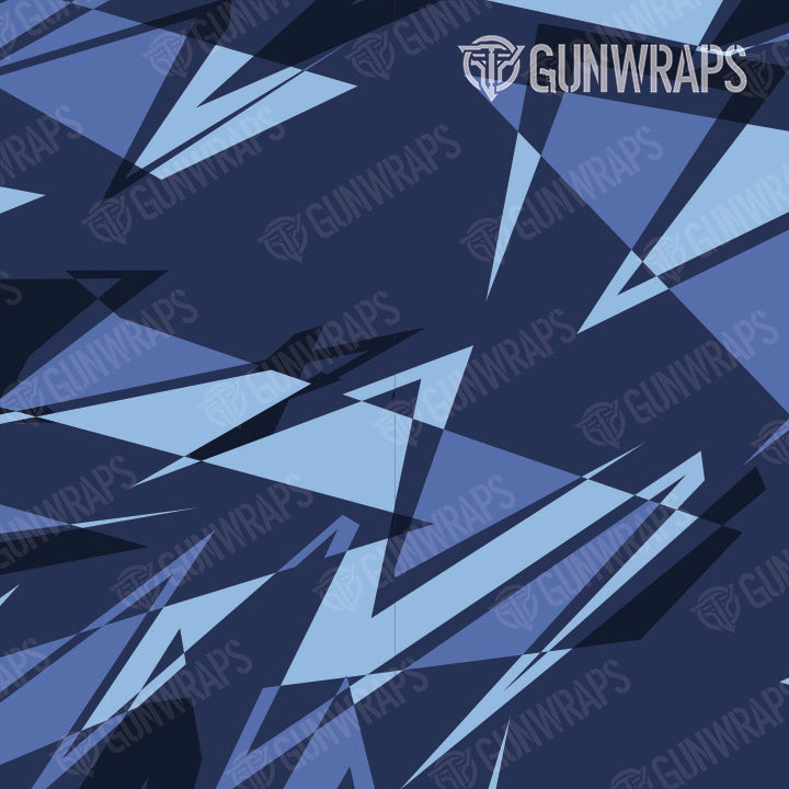 Knife Sharp Blue Urban Night Camo Gear Skin Pattern