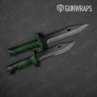 Sharp Elite Green Camo Knife Gear Skin Vinyl Wrap