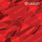 AR 15 Sharp Elite Red Camo Gun Skin Pattern