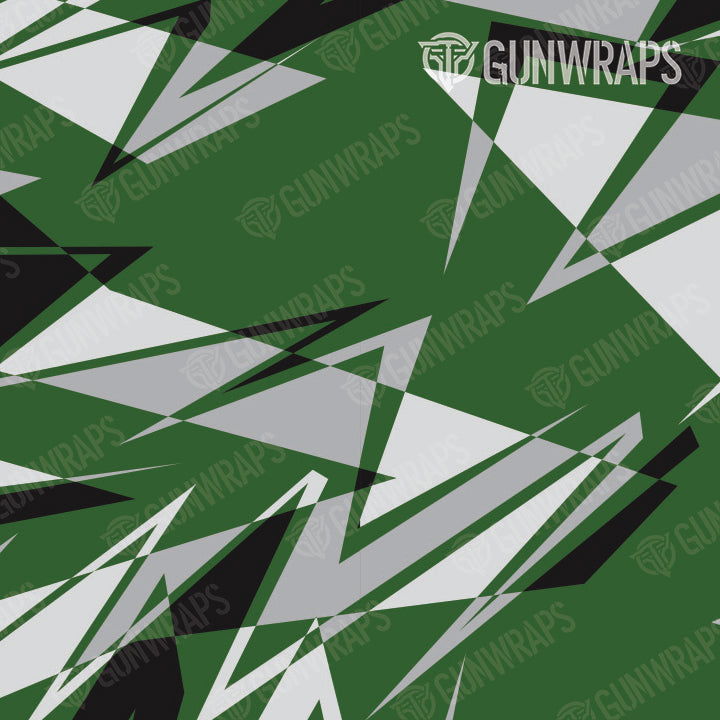 AR 15 Mag Well Sharp Green Tiger Camo Gun Skin Pattern