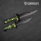 Sharp Jungle Camo Knife Gear Skin Vinyl Wrap