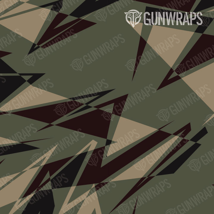 Knife Sharp Militant Blood Camo Gear Skin Pattern