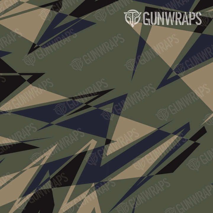 Binocular Sharp Militant Blue Camo Gear Skin Pattern