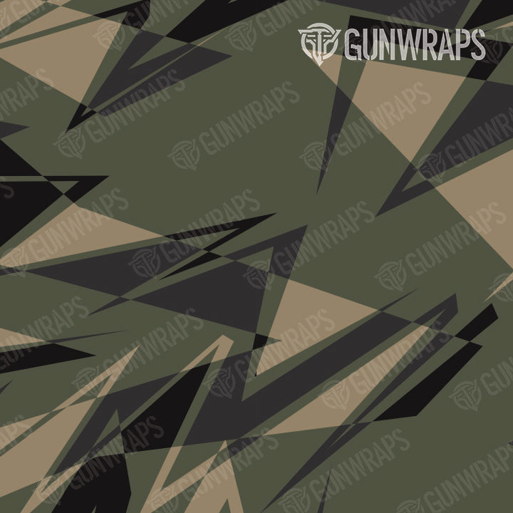 AR 15 Sharp Militant Charcoal Camo Gun Skin Pattern