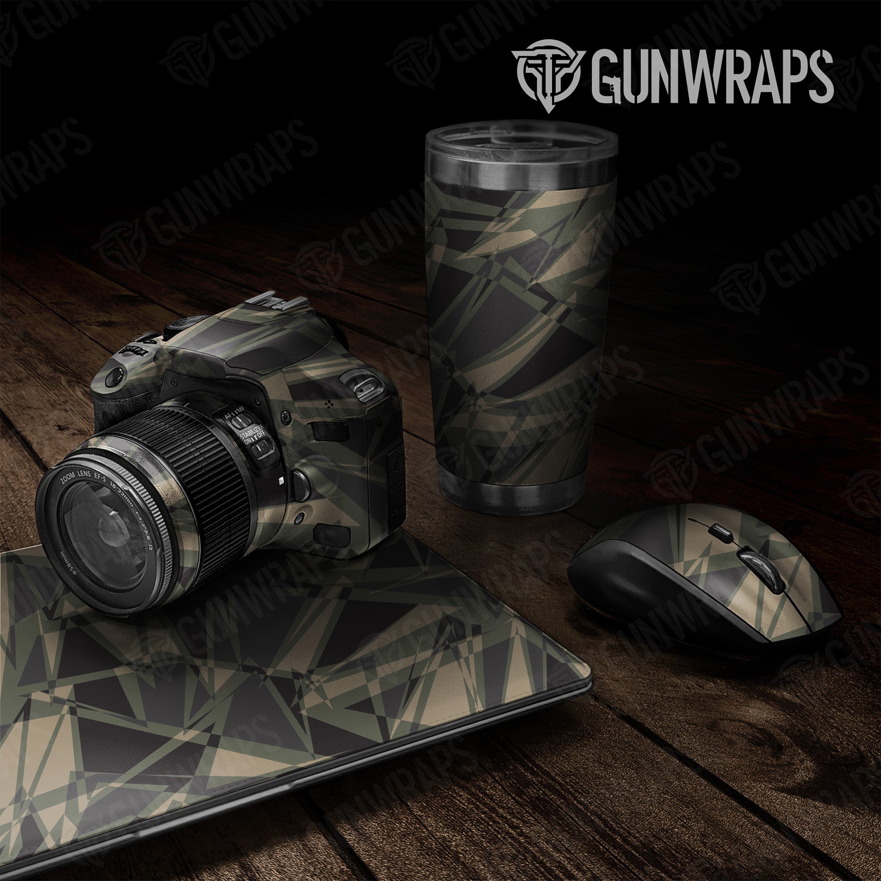 Sharp Militant Charcoal Camo Universal Sheet 