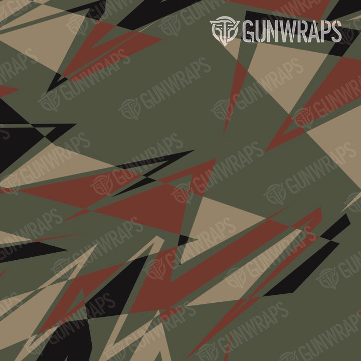 AR 15 Sharp Militant Copper Camo Gun Skin Pattern