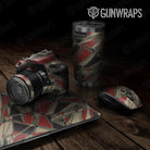 Sharp Militant Red Camo Universal Sheet 