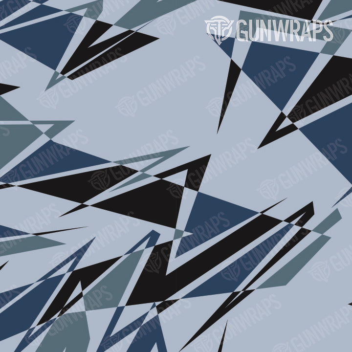 AR 15 Sharp Navy Camo Gun Skin Pattern