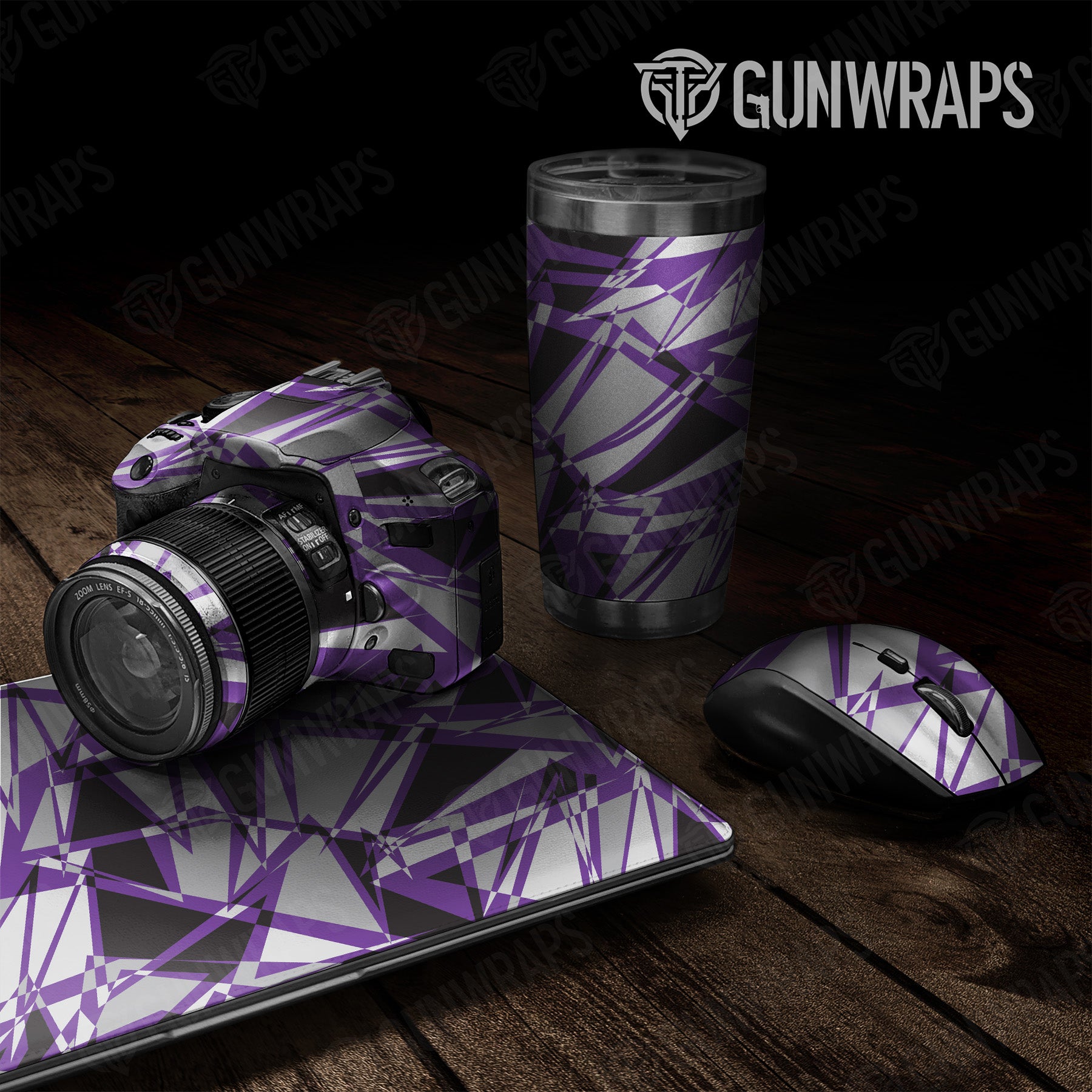 Sharp Purple Tiger Camo Universal Sheet 