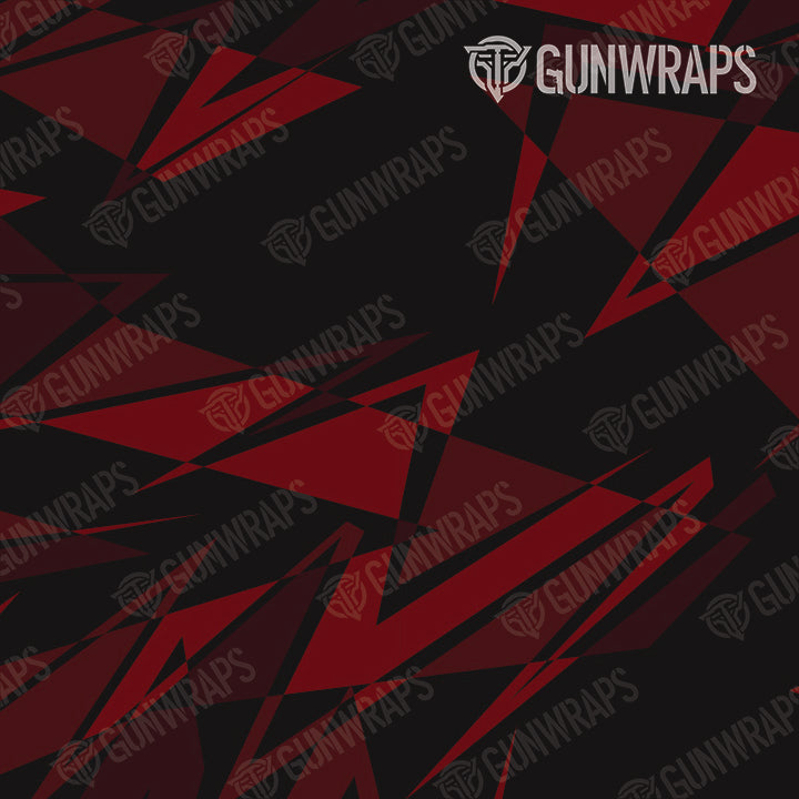 AR 15 Sharp Vampire Red Camo Gun Skin Pattern