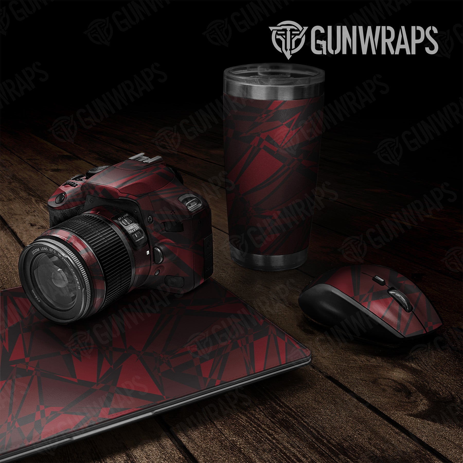 Sharp Vampire Red Camo Universal Sheet 