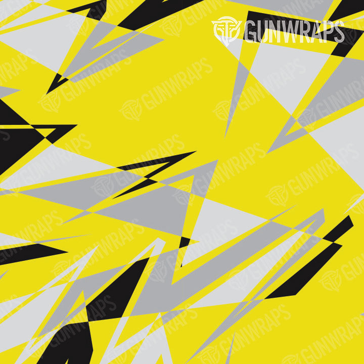 Shotgun Sharp Yellow Tiger Camo Gun Skin Pattern