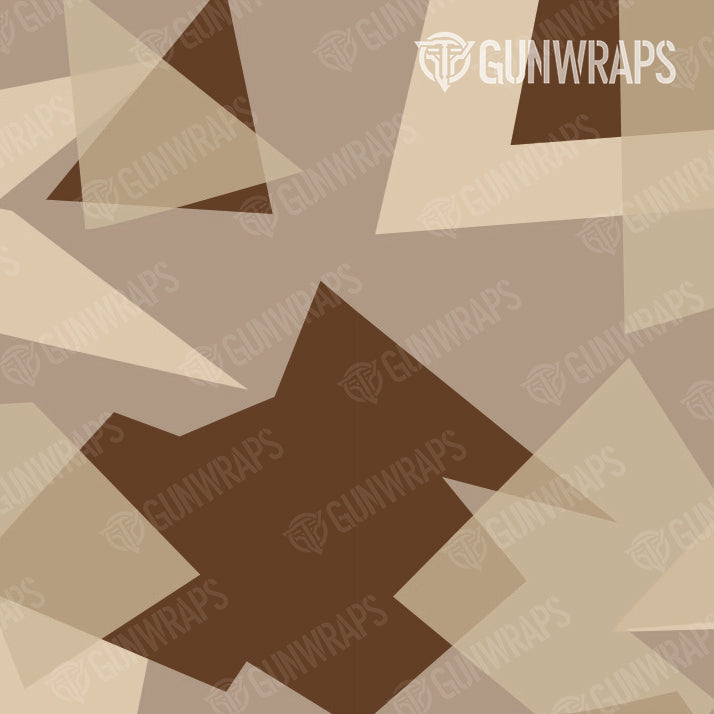 AR 15 Shattered Desert Camo Gun Skin Pattern