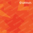 AR 15 Shattered Elite Orange Camo Gun Skin Pattern