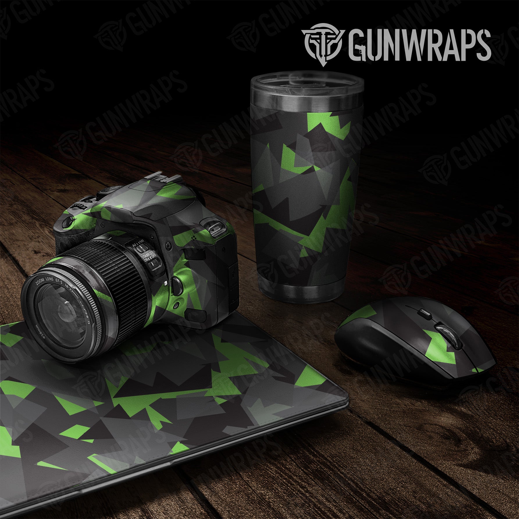 Shattered Metro Green Camo Universal Sheet 