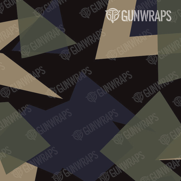 Binocular Shattered Militant Blue Camo Gear Skin Pattern