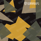 Pistol & Revolver Shattered Militant Yellow Camo Gun Skin Pattern