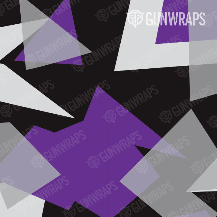 AR 15 Shattered Purple Tiger Camo Gun Skin Pattern