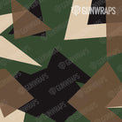 Tactical Shattered Woodland Camo Gun Skin Pattern