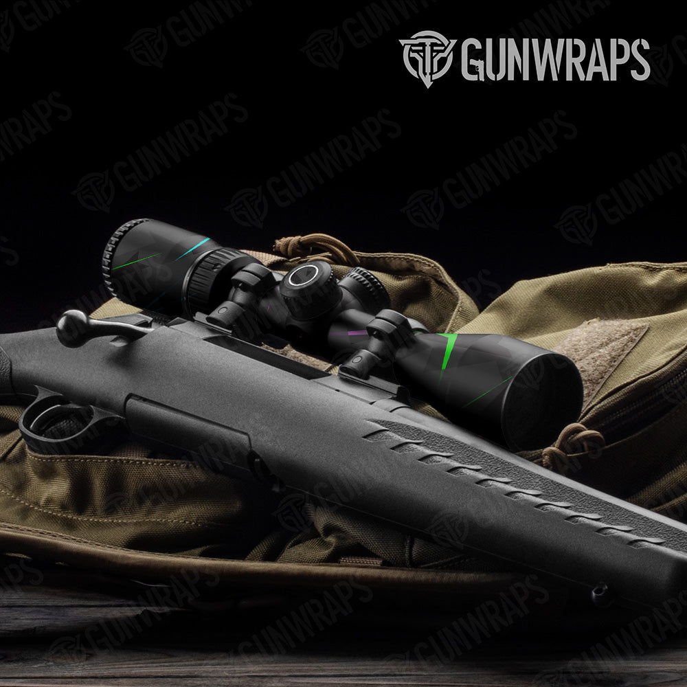 Scope Shattered Laser Elite Black Retro Gun Skin Pattern