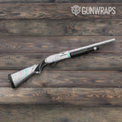 Shotgun Shattered Laser Elite White Retro Gun Skin Pattern