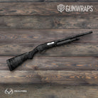 Shotgun Realtree WAV3 Black Camo Gun Skin Vinyl Wrap