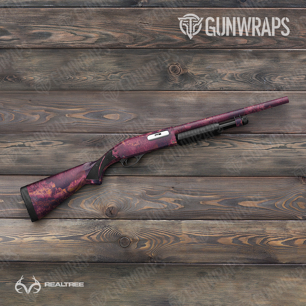 Shotgun Realtree XTREME Gothic Grape Camo Gun Skin Vinyl Wrap