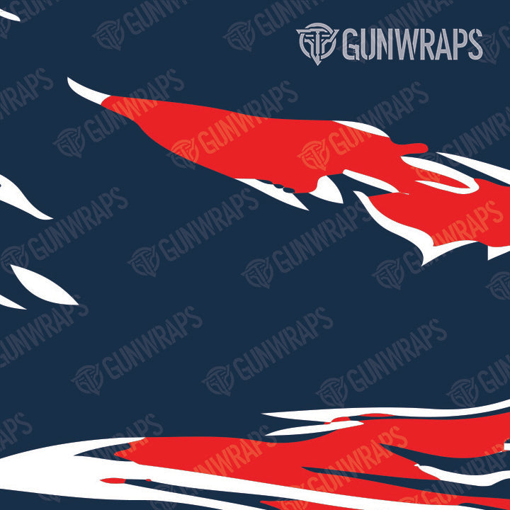 AR 15 Mag Well Shredded America Camo Gun Skin Pattern