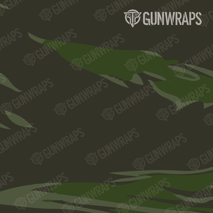 Shotgun Shredded Army Dark Green Camo Gun Skin Pattern