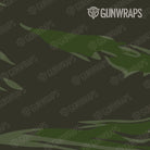 Universal Sheet Shredded Army Dark Green Camo Gun Skin Pattern