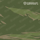 AK 47 Shredded Army Green Camo Gun Skin Pattern