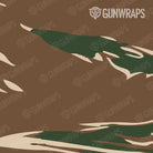 AR 15 Mag Shredded Woodland Camo Gun Skin Pattern