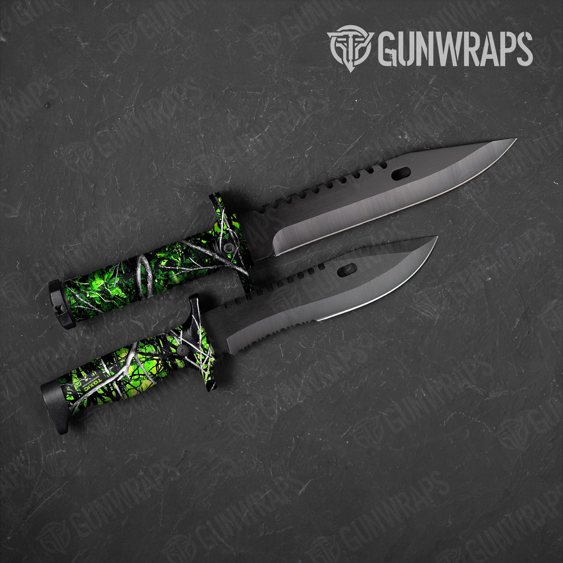 Knife Sirphis Toxic Camo Gun Skin Vinyl Wrap