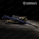 Rifle Skull Blue Gun Skin Pattern