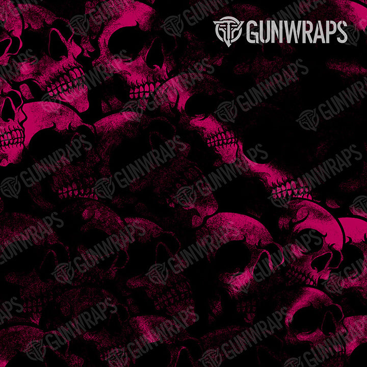 AR 15 Mag Skull Magenta Gun Skin Pattern