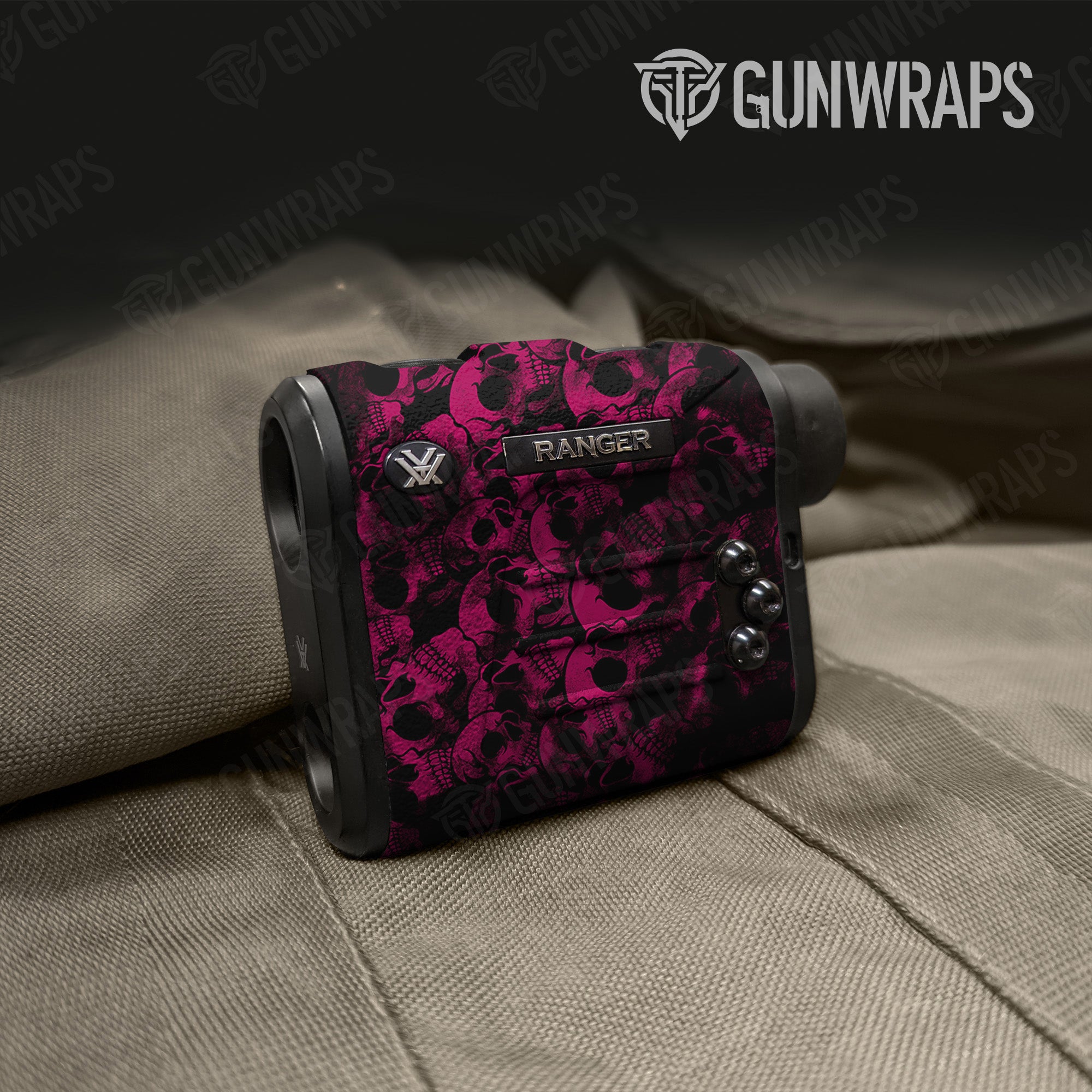 Rangefinder Skull Magenta Gun Skin Pattern