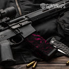 AR 15 Mag Skull Magenta Gun Skin Pattern