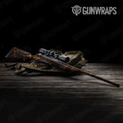 Rifle Skull Orange Gun Skin Pattern