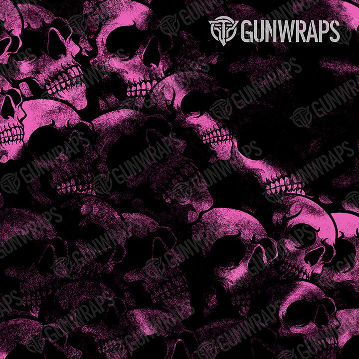 AK 47 Skull Pink Gun Skin Pattern